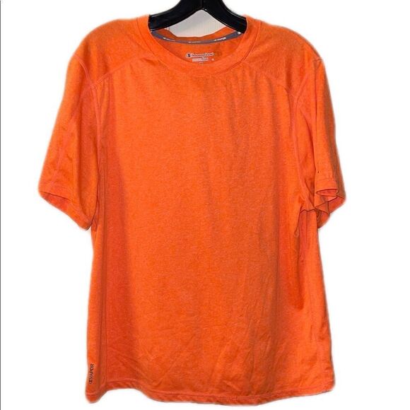 Champion Men's Orange PowerTrain Short Sleeve Shirt Vapor Medium T-Shirt - Picture 1 of 4